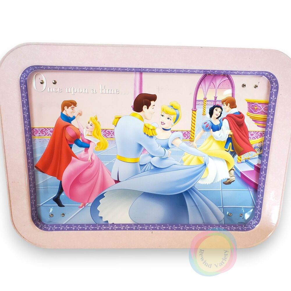 Vintage Disney Princess Folding Metal Lap Tray 17x12